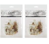 ITD Collection - Mini Papier de Riz Set de Création (6 Feuilles), Découpage de Papiers de Riz pour Le Scrapbooking et Le Bricolage, Multicolore 14,8 x 14,8 cm (RSM025)- HS code 48021000
