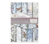 ITD Collection - Papier de riz créatif A4 Decoupage Rice Paper Sheet 29,7 x 21 cm Technique de découpage multicolore (RP034) - HS code 48021000