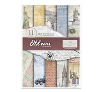 ITD Collection - Papier de riz créatif A4 Decoupage Rice Paper Sheet 29,7 x 21 cm Technique de découpage multicolore (RP021) - HS code 48021000