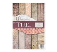 ITD Collection - Papier de riz créatif A4 Decoupage Rice Paper Sheet 29,7 x 21 cm Technique de découpage multicolore (RP013) - HS code 48021000