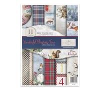 ITD Collection - Papier de riz créatif A4 Decoupage Rice Paper Sheet 29,7 x 21 cm Technique de découpage multicolore (RP026) - HS code 48021000