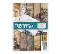 ITD Collection - Papier de riz créatif A4 Decoupage Rice Paper Sheet 29,7 x 21 cm Technique de découpage multicolore (RP001) - HS code 48021000