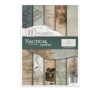 ITD Collection - Papier de riz créatif A4 Decoupage Rice Paper Sheet 29,7 x 21 cm Technique de découpage multicolore (RP039) - HS code 48021000