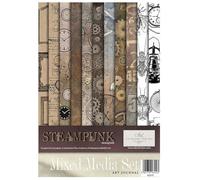 ITD Collection -Scrapbooking Pack A4 Accessori Decoupage Set-Scrapbook paper set con carta pergamena-formato 210x297mm (MS018 - HS code 48021000)