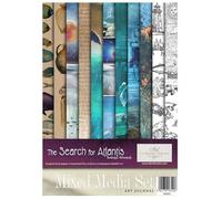 ITD Collection -Scrapbooking Pack A4 Accessori Decoupage Set-Scrapbook paper set con carta pergamena-formato 210x297mm (MS030 - HS code 48021000)