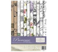 ITD Collection -Scrapbooking Pack A4 Accessori Decoupage Set-Scrapbook paper set con carta pergamena-formato 210x297mm (MS001 - HS code 48021000)