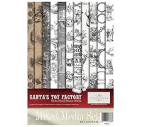 ITD Collection -Scrapbooking Pack A4 Accessori Decoupage Set-Scrapbook paper set con carta pergamena-formato 210x297mm (MS005 - HS code 48021000)