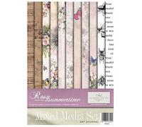 ITD Collection -Scrapbooking Pack A4 Accessori Decoupage Set-Scrapbook paper set con carta pergamena-formato 210x297mm (MS029 - HS code 48021000)