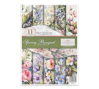 ITD Collection - Set carta decoupage carta di riso A4 set creativo 210x297 mm - carta decorativa 30 g/m² (RP070 -Spring Bouquet)