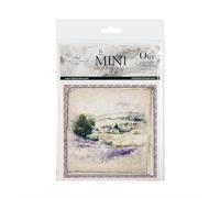 ITD Collection - Set Creativo Mini Carta di Riso 14,8 x 14,8 cm (6 Fogli), Carta di Riso Decoupage per Scrapbooking e Artigianato, Multicolore (RSM083)