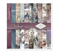 ITD Collection - Set di carta per scrapbooking Scrapbooking Papier 12 x 12 Zoll, 310 x 320 mm, Dekorpapier 30 g/m² - Scrapbook Papier (SLS-067 - Velvet)