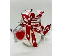 ITDSTORE-40 Lecca Lecca Cuore con Scritta personalizzabile "Love"-"Ti Amo"-"You & me"-"iniziali sposi"-"I love mom"-Decorazione da tavola per Matrimonio-Festa della Mamma- Papa'-Compleanno bimbi etc..