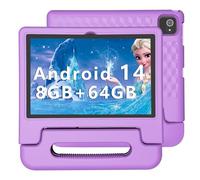 ITDULCET Tablet per bambini da 10 pollici, Android 13, 4 GB RAM+64 GB ROM 8000 mAh Tablet per bambini adolescenti, WiFi 2.4G e 5G, doppia fotocamera, schermo IPS HD da 10,1 pollici, controllo genitore