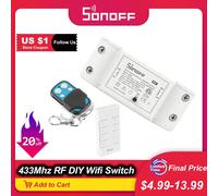 Itead SONOFF RF R2 Wifi Smart Switch 433Mhz RF Remote Controller Interruttore FAI DA TE Mini Interruttore Della Luce Modulo Per Smart Home, Casa Intelligente di automazione