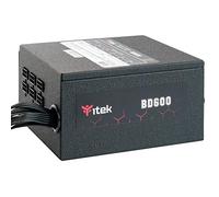itek BD600 alimentatore per computer 600 W 24-pin ATX ATX Nero