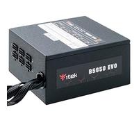 Itek Alimentatore per PC BS650 EVO 650W Certificato 80Plus Bronze - PFC Attivo - Ventola HDB 12cm - Semi Modulare