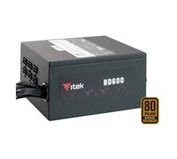 iTek Alimentatori ATX 600W 24-pin Nero con Certificazione 80 PLUS Bronze