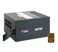 Itek Alimentatore per PC BD700-700 Watt, Ventola HDB Hydraulic Dynamic Bearing da 12 mm, Protezione PFC attiva, Convertitore Switching DC to DC