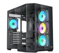 Itek Case DARK CAVE AKU - Gaming Tower - ATX - 4x12cm ARGB fan - USB3 & Type-C- parete laterale e frontale in vetro temperato