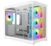 4896046 ITEK CASE DARK CAVE CURVED, GAMING TOWER, ATX, 4X12CM ARGB FAN, 2XUSB3,