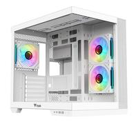 itek - Case Gaming DARK CAVE DS Tower ATX Micro ATX Mini-ITX Colore Bianco