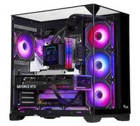 Itek Case Dark Cave Pano - Gaming Tower Atx 4X12Cm Argb Fan 2Xusb3 Type-C Temp Glass Top Sid