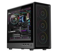 Case MESHCORE 36B - Gaming Tower- ATX- 4x12cm ARGB fan- 2xUSB3- Type-C- Temp Glass Side Panel