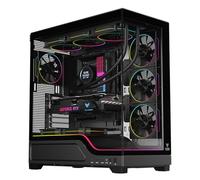 Case SHOWBUI WAVE 82B - Gaming Tower- ATX- 4x12cm ARGB fan- 2xUSB3- Type-C- Darker Temp Glass Side & Front Panel