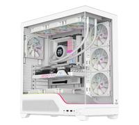 Case Showbui Wave 82W Gaming Tower Atx 4x12cm Argb Fan 2xusb3 Type-C Darker Temp Glass Side Fron Itgcasbw82w