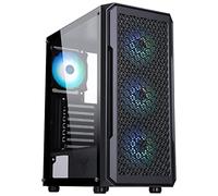 Itek Case Six Triangle - Gaming Middle Tower 4X12Cm Argb Fan Usb3 Side Panel Temp Glass