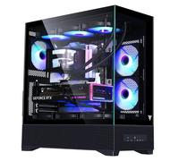 iTek Case Tower SHOWBUI 37B Nero con Illuminazione RGB e Vetro Temperato