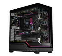 iTek Case Tower SHOWBUI WAVE 82B Nero con Illuminazione RGB e Supporto per Gamin