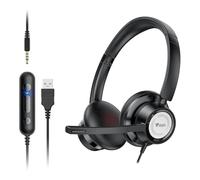 ITEK Cuffia con Microfono H362 - USB, Jack 3.5mm, cont. volume, alta qualit audi