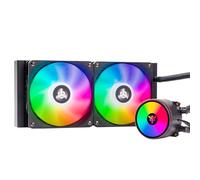 itek EVOLIQ 240 V2 ARGB Processore Liquid cooling kit 12 cm Nero