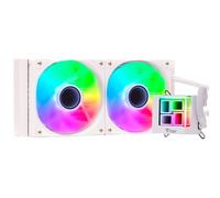 Itek Dissipatore a liquido HYDRO CUBE 240W - 240mm- Skt Universale- PWM fan- ARGB- White Edition