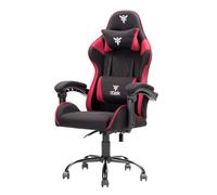 iTek Gaming Chair RHOMBUS FF10 - Tessuto, Doppio Cuscino - Nero/Rosso