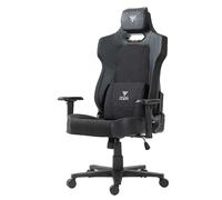itek Gaming Chair SHUTTLE PM66 - PVC e Tessuto- Braccioli 3D- Nero Nero