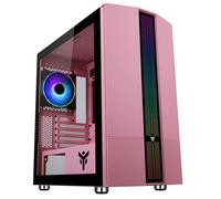 Case Liflig P41 - Gaming Mini Tower, Matx, 12cm Argb Fan, 2xusb3, Side Panel Tem