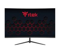 iTek Monitor Curvo 23.6" Full HD LED 1920x1080 Nero e Grigio