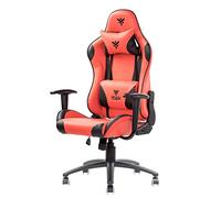 iTek Gaming Chair PLAYCOM PM20 - PVC, Doppio Cuscino - Rosso/Nero