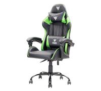 itek Gaming Chair RHOMBUS PF10 - PVC, Doppio Cuscino, Schienale Reclinabile, Ner