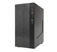 Itek SMALLCOM-B Case Mini Tower, mATX, 2xUSB3, 2XUSB2, Brushed, Nero
