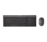 Tastiera + mouse itek wireless dec ws0 - wireless 2.4g & bluetooth, mouse ottico 1600dpi, tastiera low profile 10 - itkmdecws0