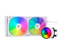 itek EVOLIQ 240 V2 ARGB (White Edition) Processore Liquid cooling kit 12 cm Bianco