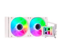 Itek Dissipatore a liquido HYDRO CUBE 240W 240mm Skt Universale Ventola PWM ARGB Edizione Bianca