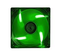 ITEK Ventola per case Xtreme Flow - 12cm, LED Verde, 3+4pin, silenziosa