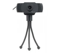 iTek W300 Webcam con microfono, FullHD, 30FPS, USB, Treppiede - Nero