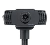 Itek Webcam con Microfono W300 - Full HD, 30FPS, USB, con treppiede incluso, nero