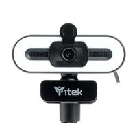 ITEK Webcam con Microfono W401L - Full HD, 30FPS, Luce LED 3 mode, USB, treppied