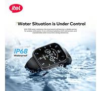 Itel ISW-023 Storm Ultra Smartwatch, Bluetooth 5.3 per chiamate, display touch da 2,02", impermeabile IP68, monitoraggio frequenza cardiaca/SpO2, oltre 100 modalità sportive, colore nero Il venditore 